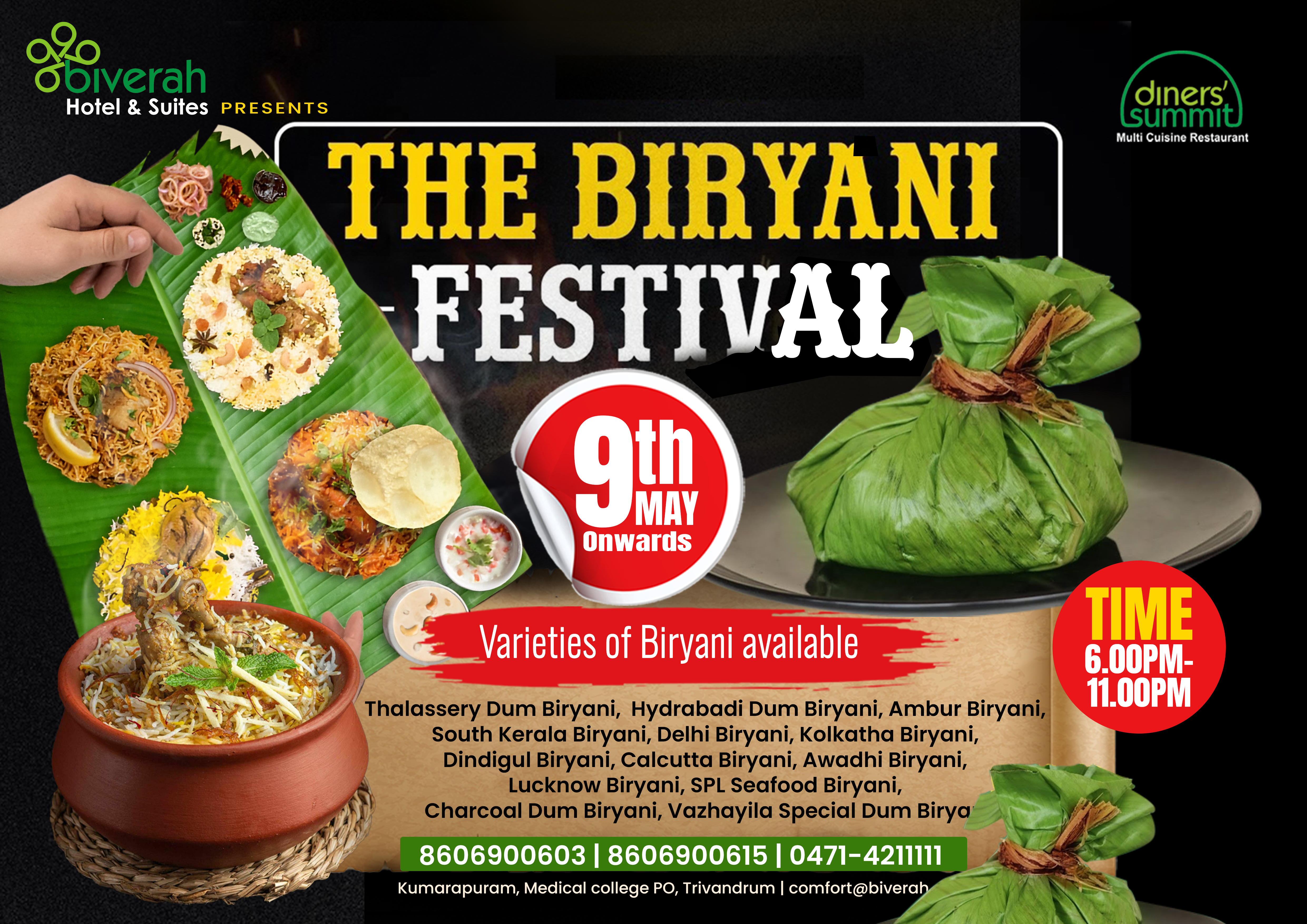 Biryani Festival at Biverah hotel